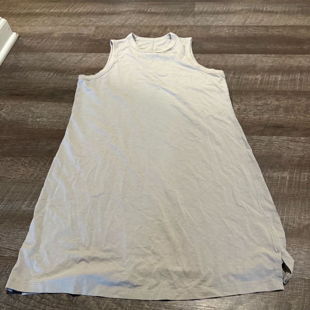 Lululemon Cream/Grey Tank Top Dress